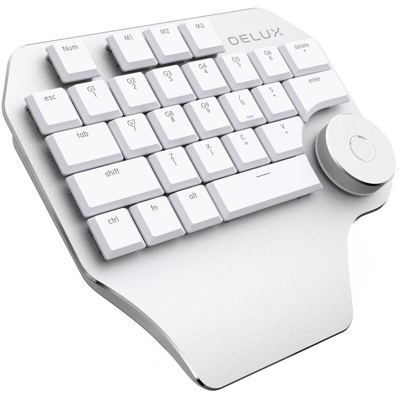 Designer One-Handed Flat Keyboard