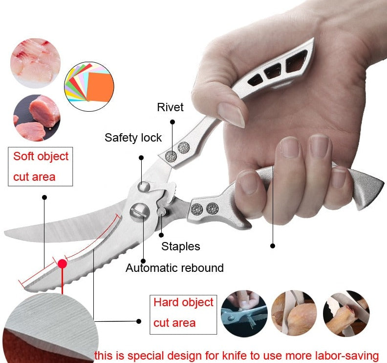 Stainless Steel Chicken Bone Scissors