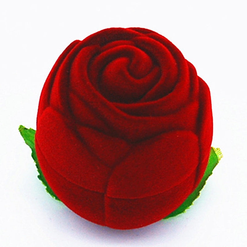 Rose Flower Ring Gift Box