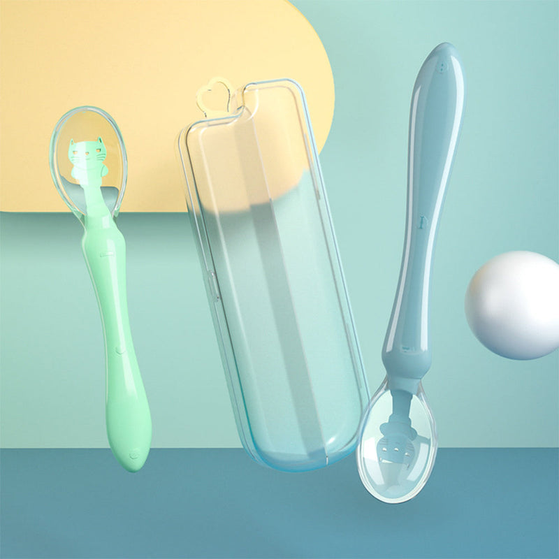 Soft Silicone Feeding Spoon