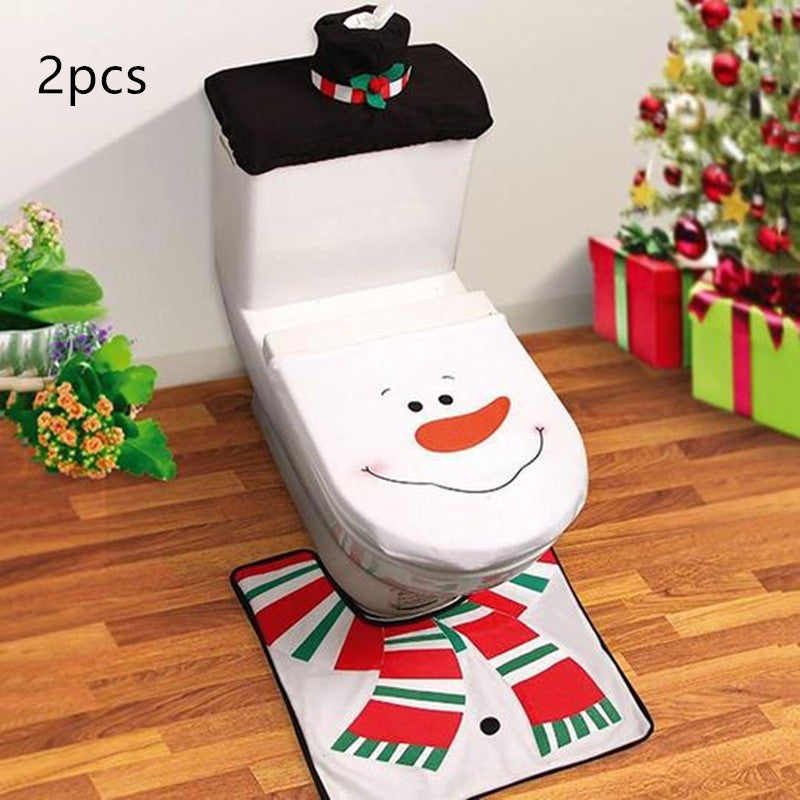 Christmas Toilet Seat Cover