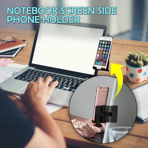 Monitor Screen Side Phone Holder