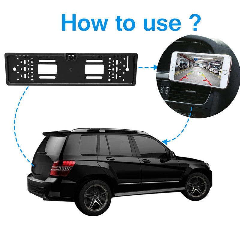 Car Reversing License Plate Camera