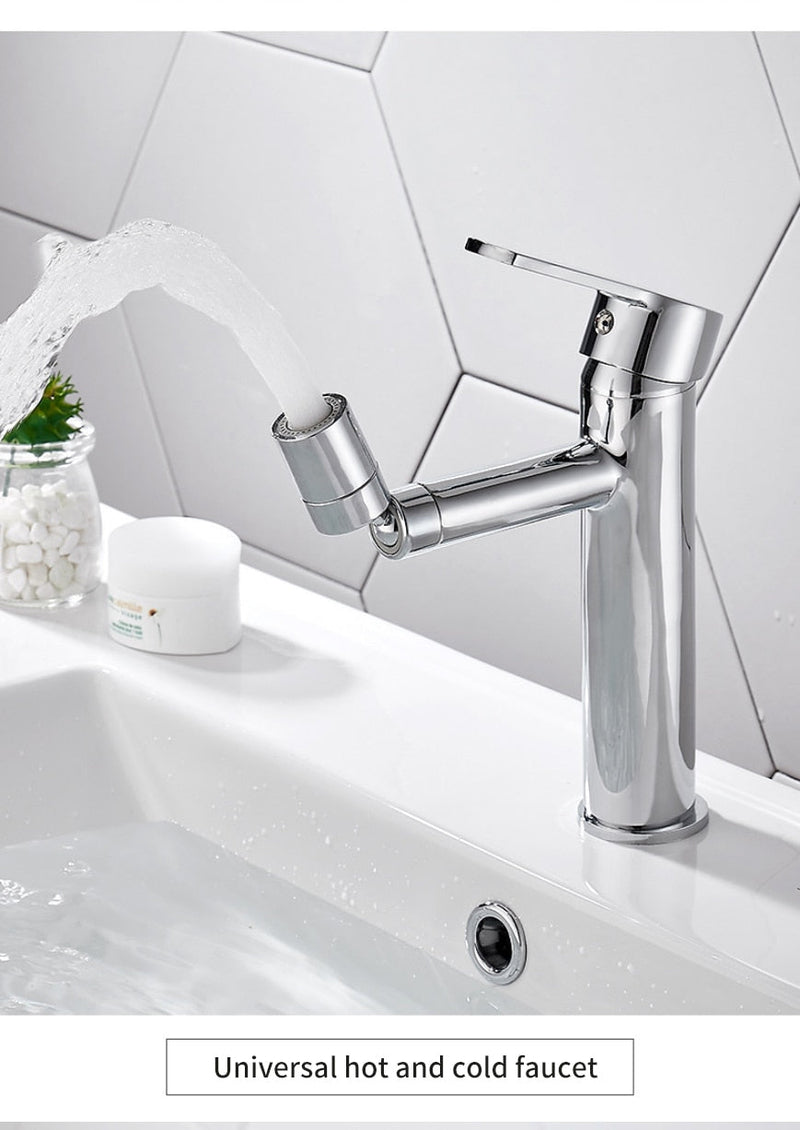 Universal Rotating Adjustable Faucet