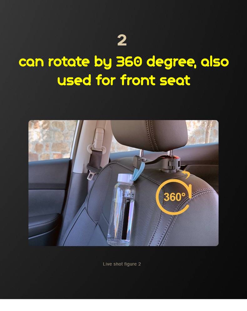Car Headrest Hook Phone Holder