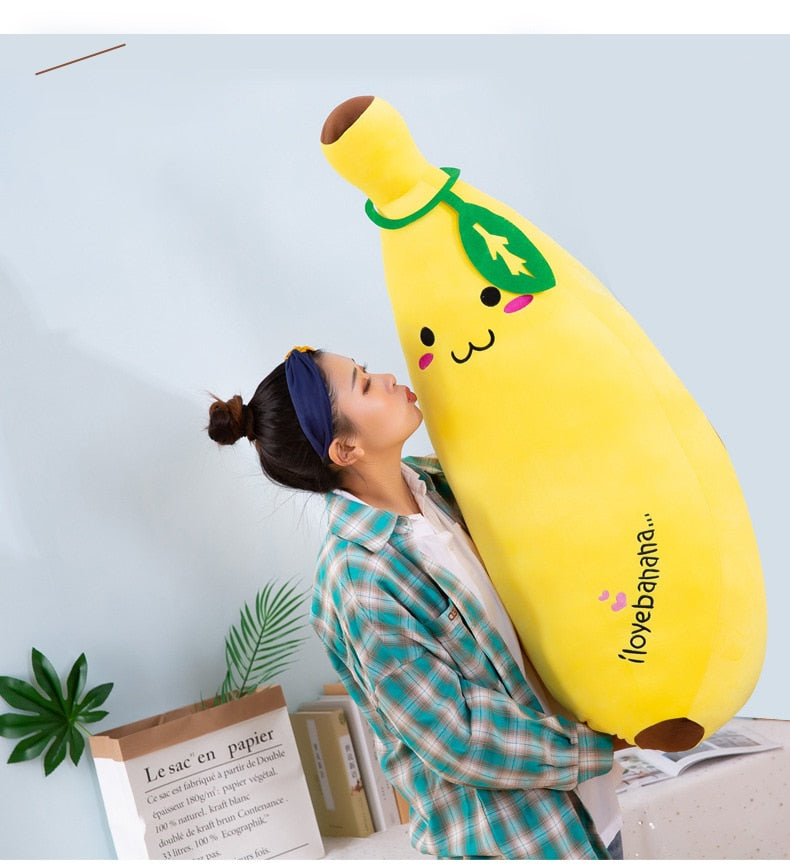 Creative Banana Plush Cushion Pillow