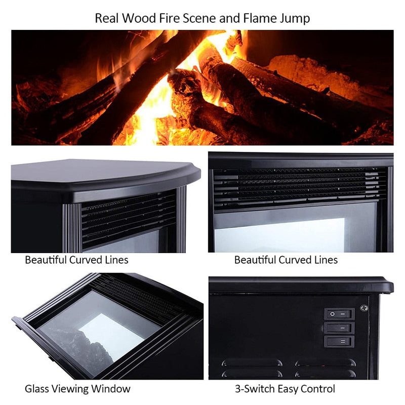 Electric LED Flame Heater