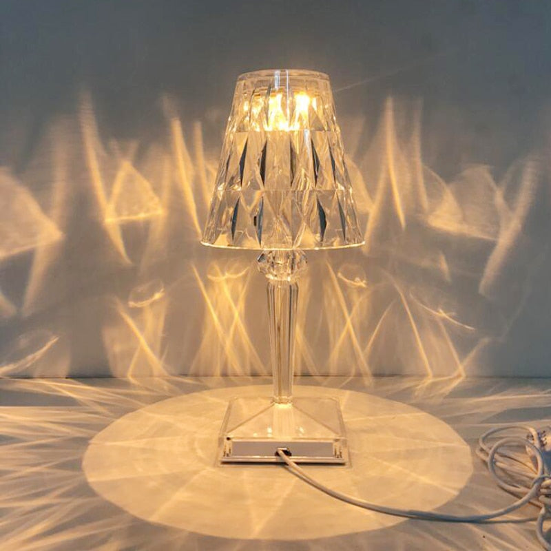 Crystal Rechargeable Decorative Lamp