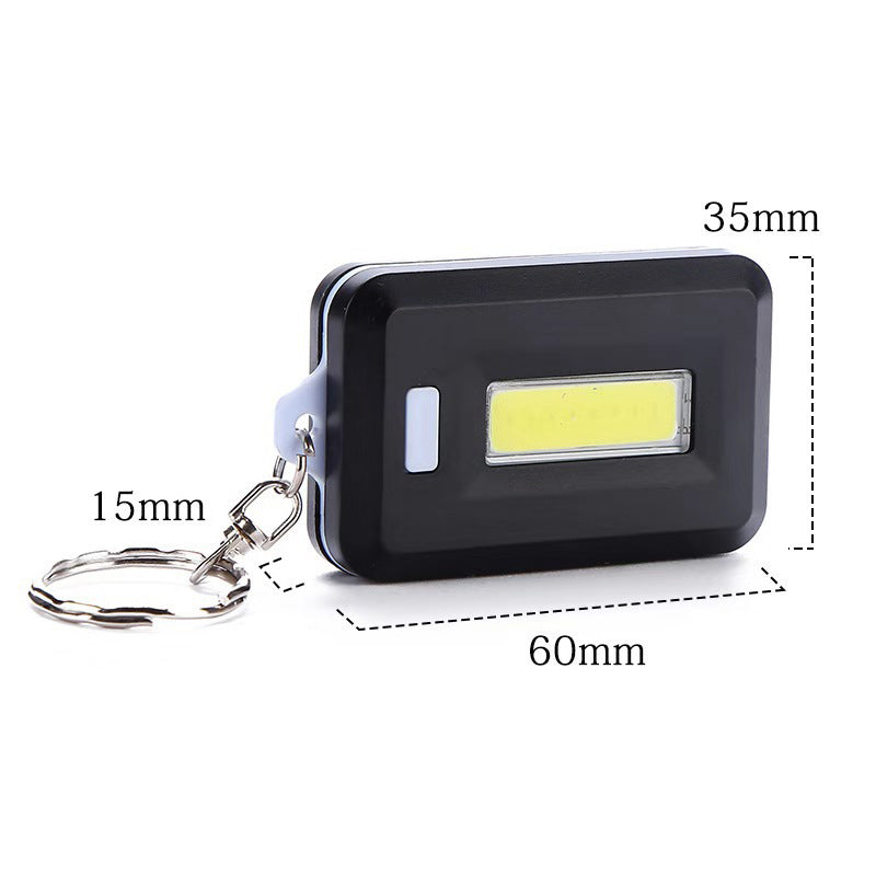 Portable COB LED Flashlight Keychain