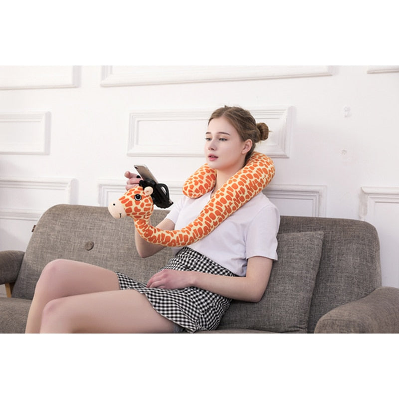 U Shape Neck Pillow Phone Holder