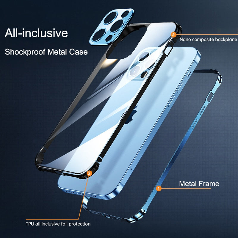 Metal Frame Protective Phone Cases