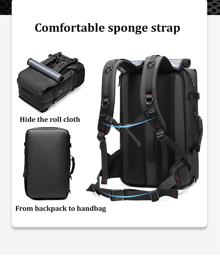 60L Waterproof Mountaineering Backpack