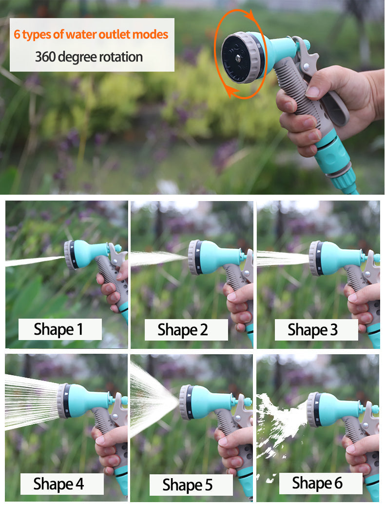 Portable Pipe Hose Reel Spray Gun Set