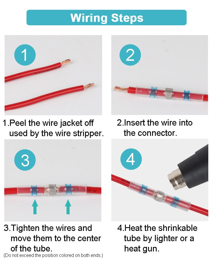 Solder Seal Wire Butt Connectors