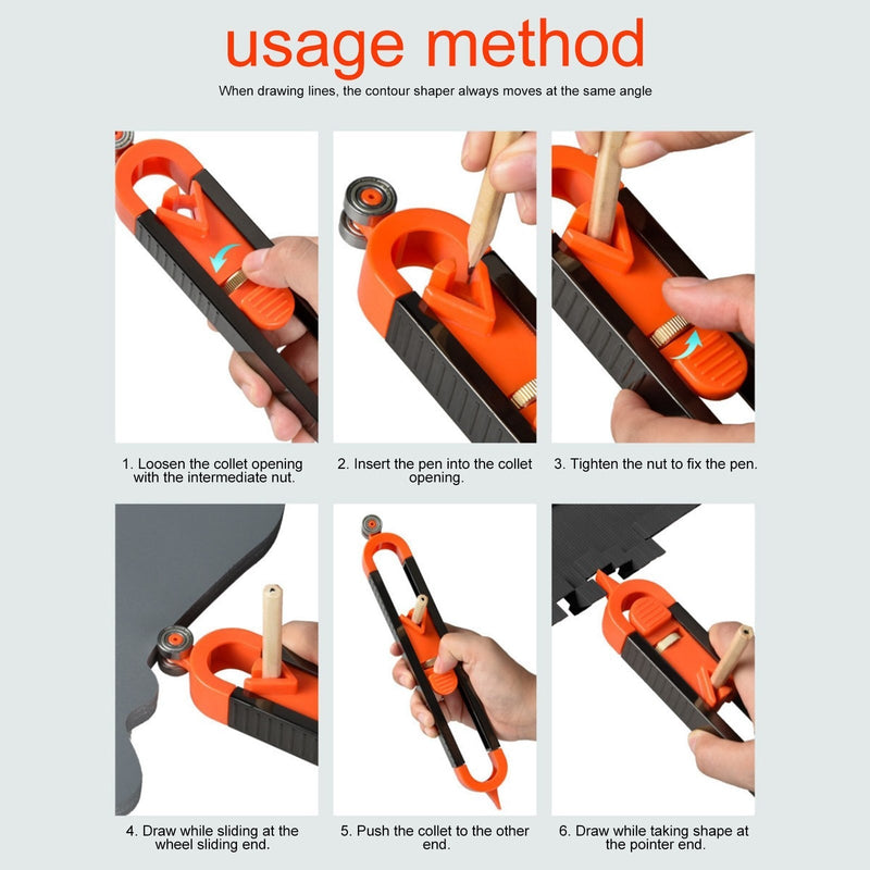 Contour Gauge with Lock