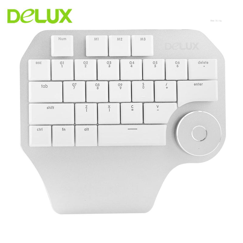 Designer One-Handed Flat Keyboard