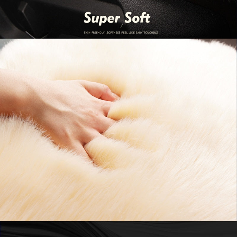 Faux Fur Warm Car Seat