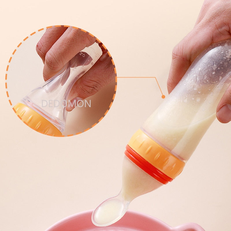 Squeeze Feeder with Spoon