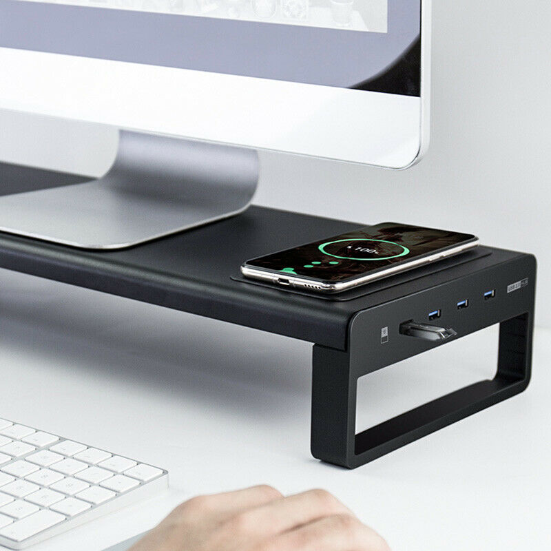 Monitor Stand With USB Port Charger