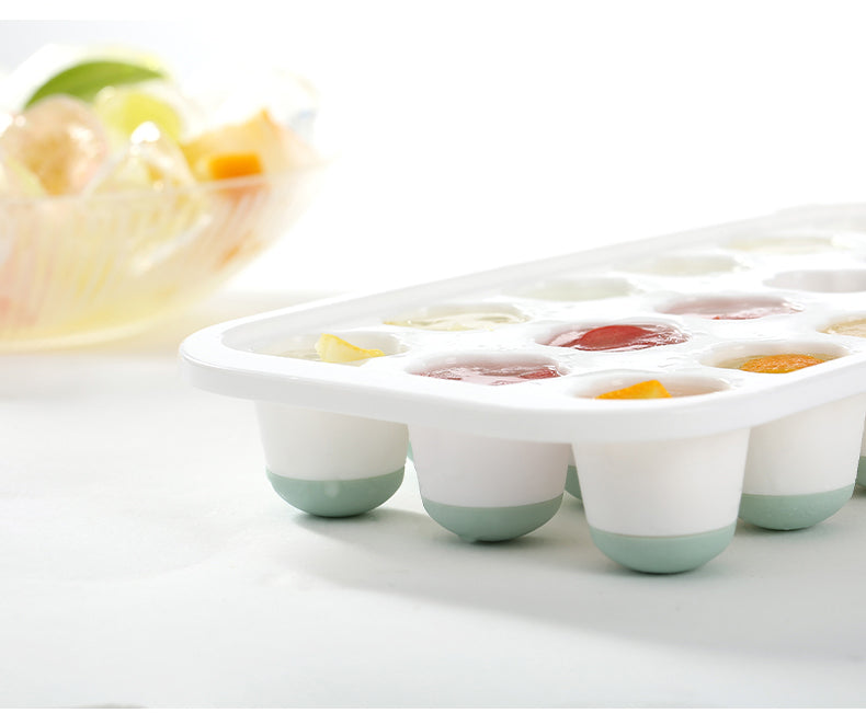 Multi Compartment Ice Cube Box With Lid