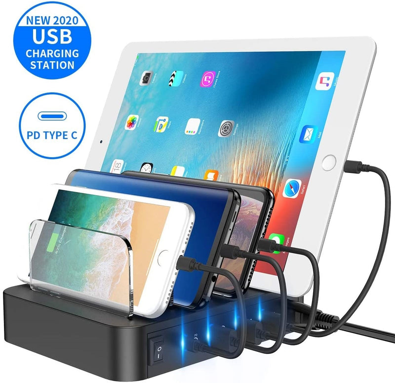 Multi Port Mobile Phone Flat Charger