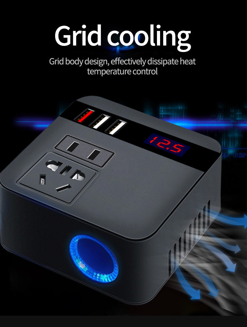 Car Inverter USB Fast Charger