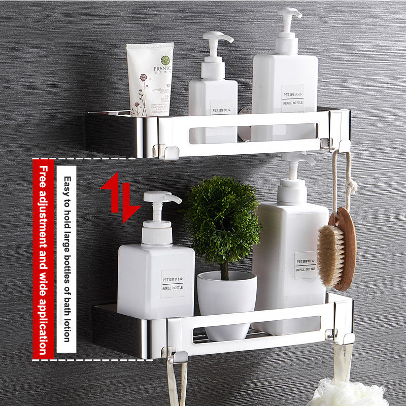 Punch Free Bathroom Shelf