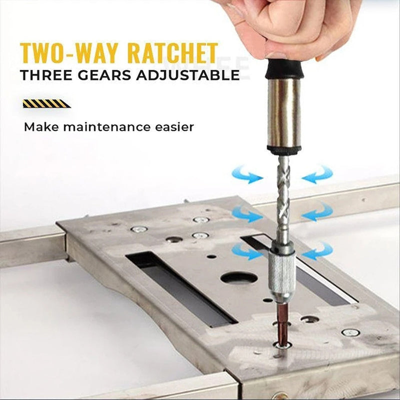 Push Pull Ratchet Screwdriver Set