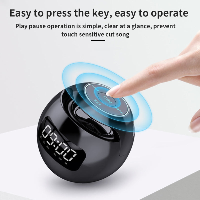 Portable Wireless Alarm Clock Speaker