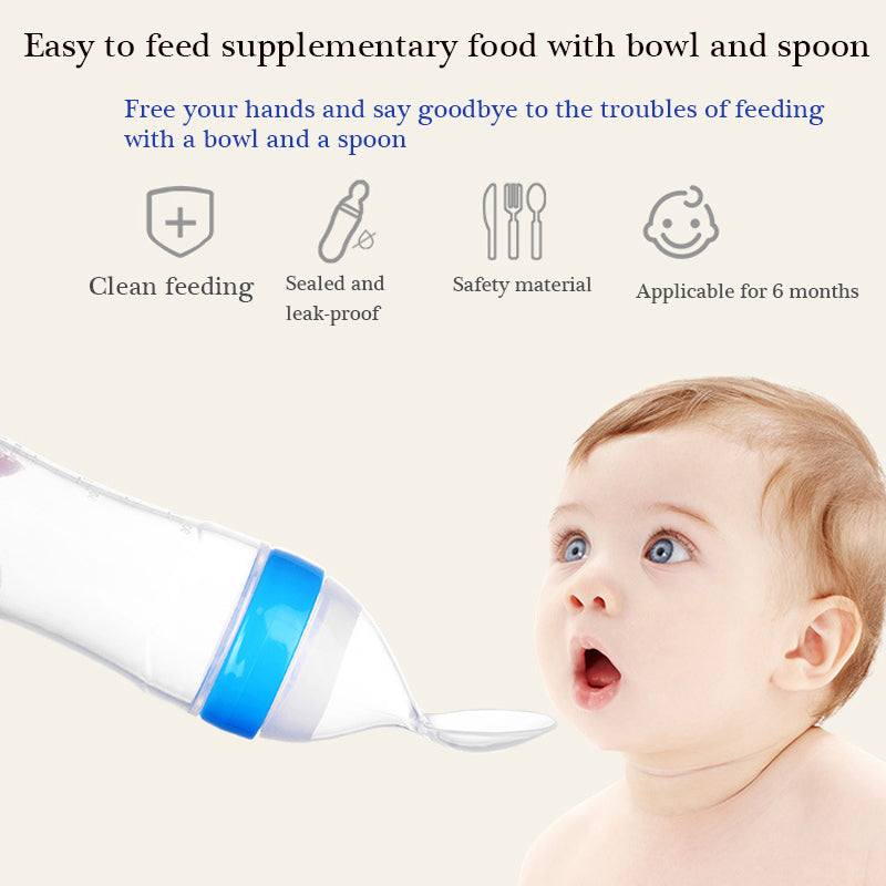 Squeeze Feeder with Spoon