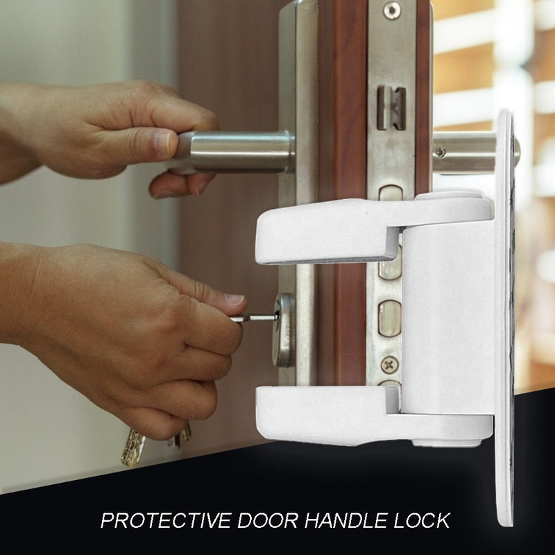 Childproof Door Lever Lock