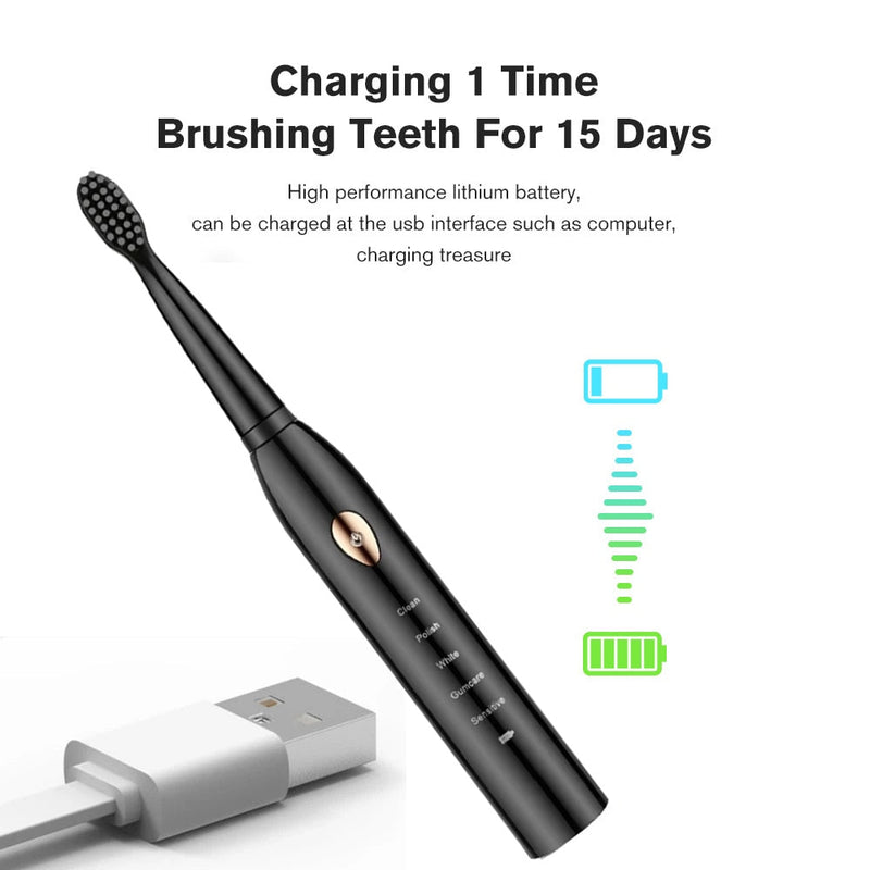 Ultrasonic Electric Rechargeable Toothbrush