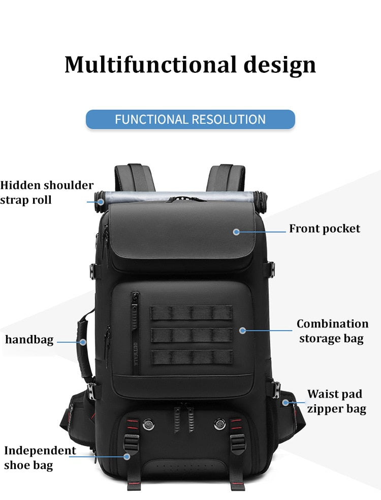 60L Waterproof Mountaineering Backpack