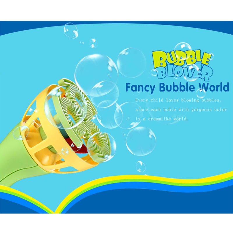 Mini Fan Bubble Machine Toy