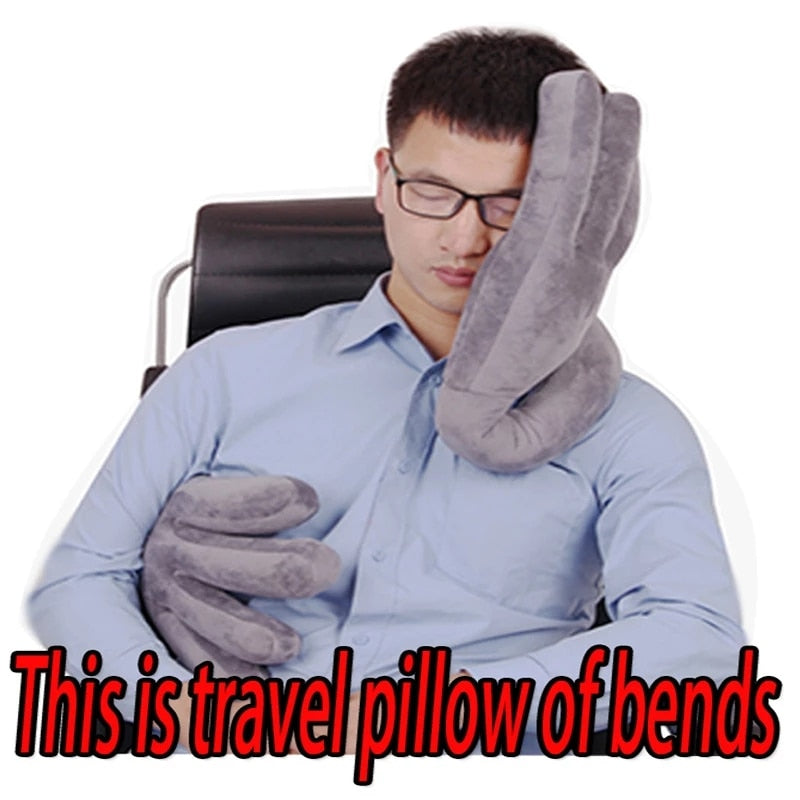 Adjustable Hand Shape Travel Pillow