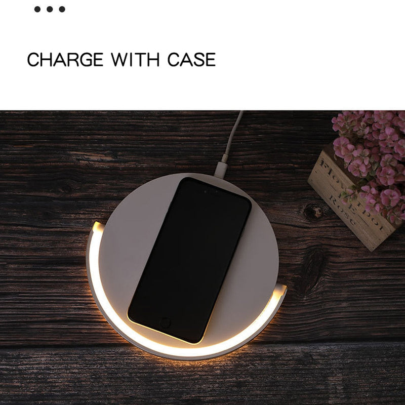 Fast Wireless Charger Table Lamp