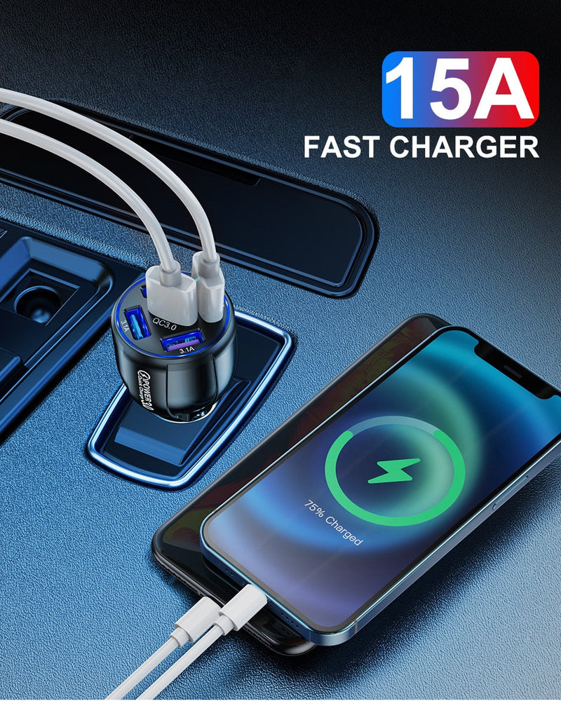 Car 5 Ports USB Charger