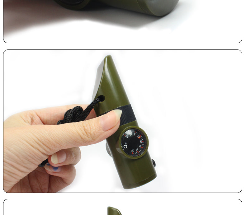 Seven-in-one Multifunctional Survival Whistle