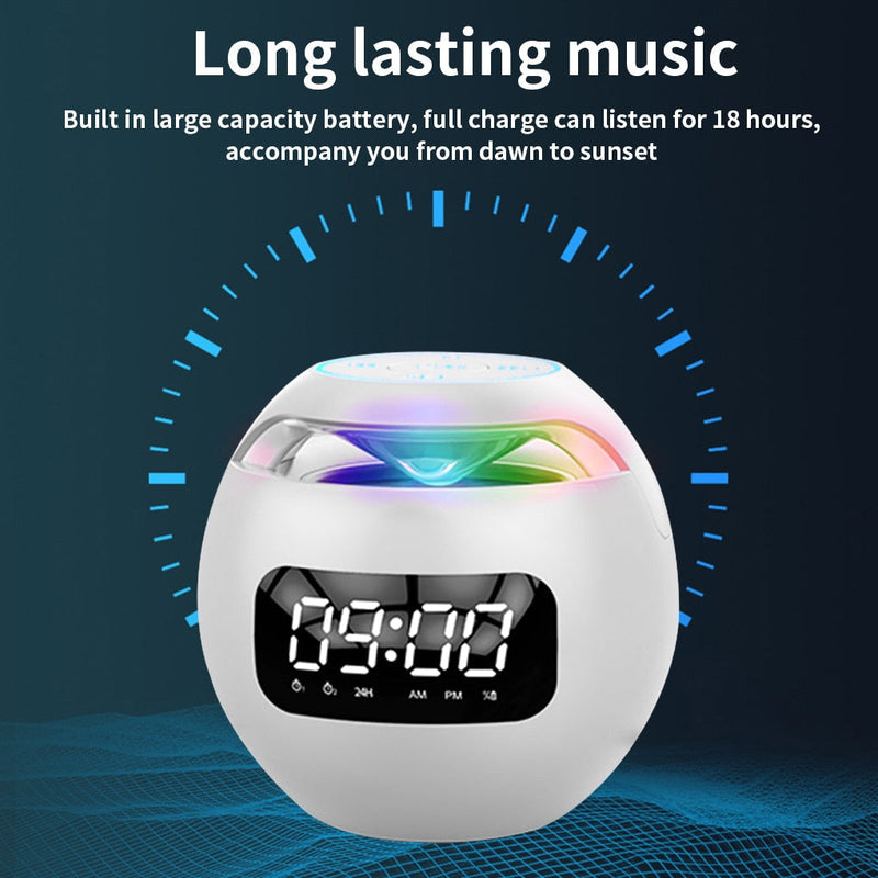 Portable Wireless Alarm Clock Speaker