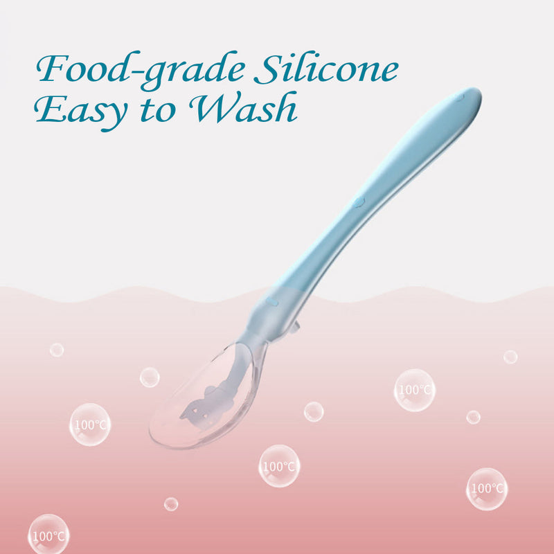 Soft Silicone Feeding Spoon