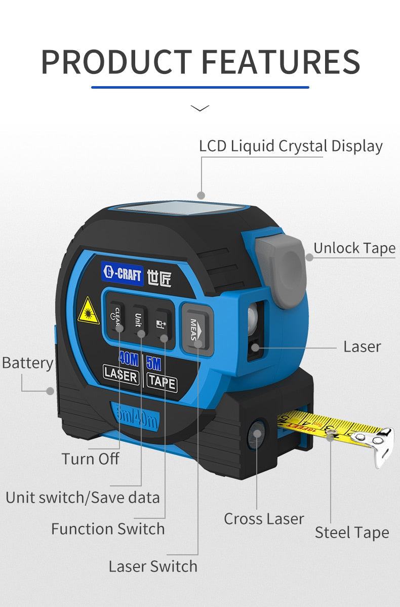 Electronic Laser Tape Measure