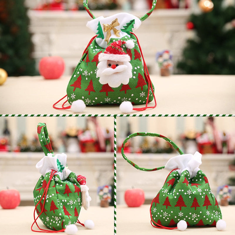 Decorated Christmas Gift Bags