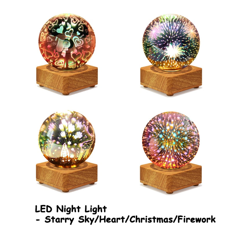 Romantic Fireworks Led Nightlight