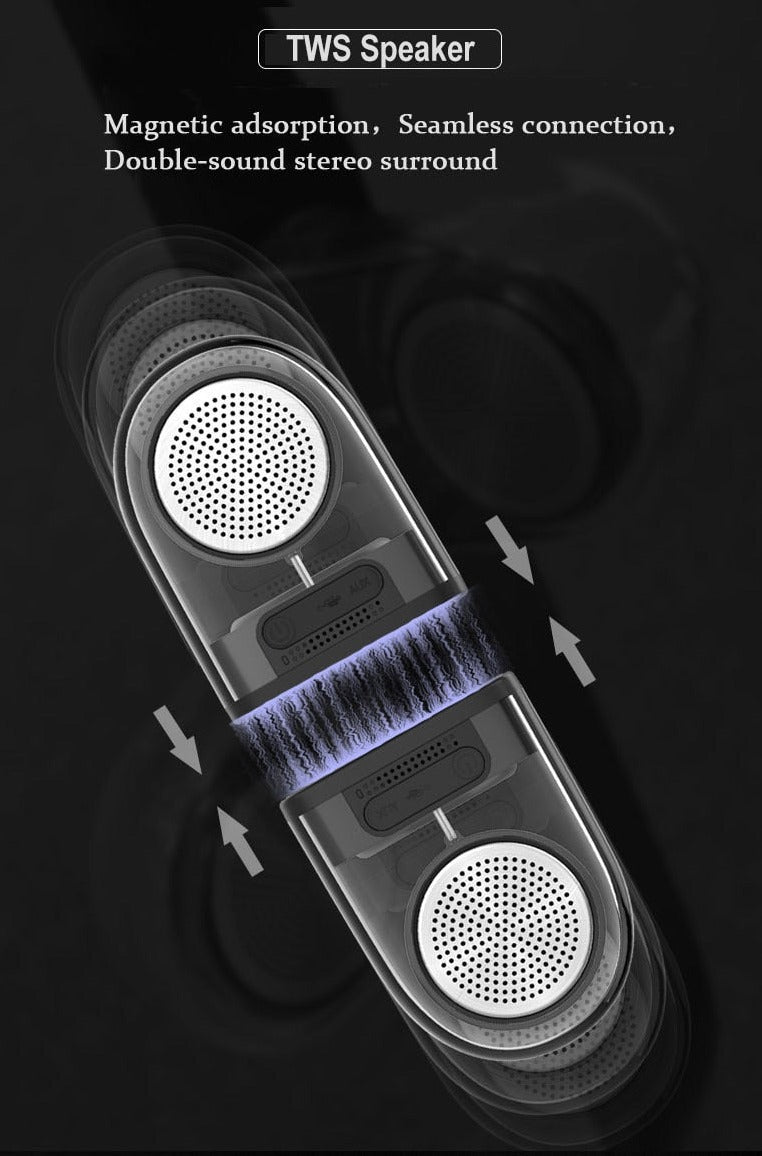 Magnetic Transparent Wireless Bluetooth Speaker