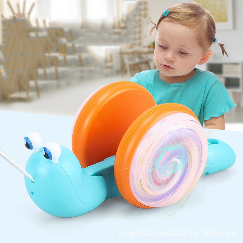 Pull Rope Snail Toy