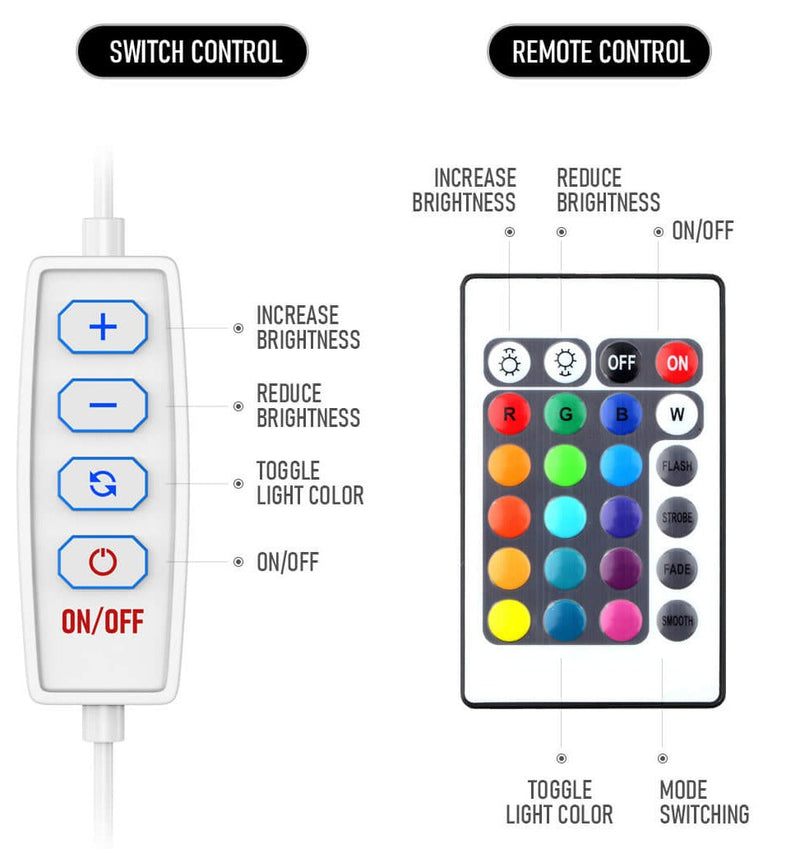 Crystal RGB Table Lamp