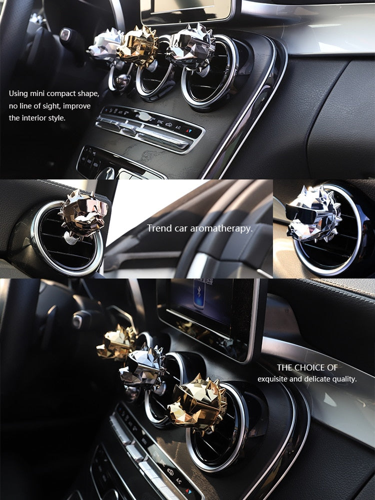 2Pcs Bulldog Car Perfume Diffuser With Magnet Clip