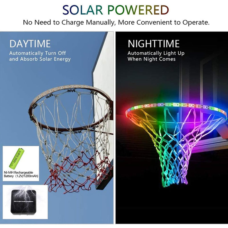 Solar LED Basketball Hoop Light