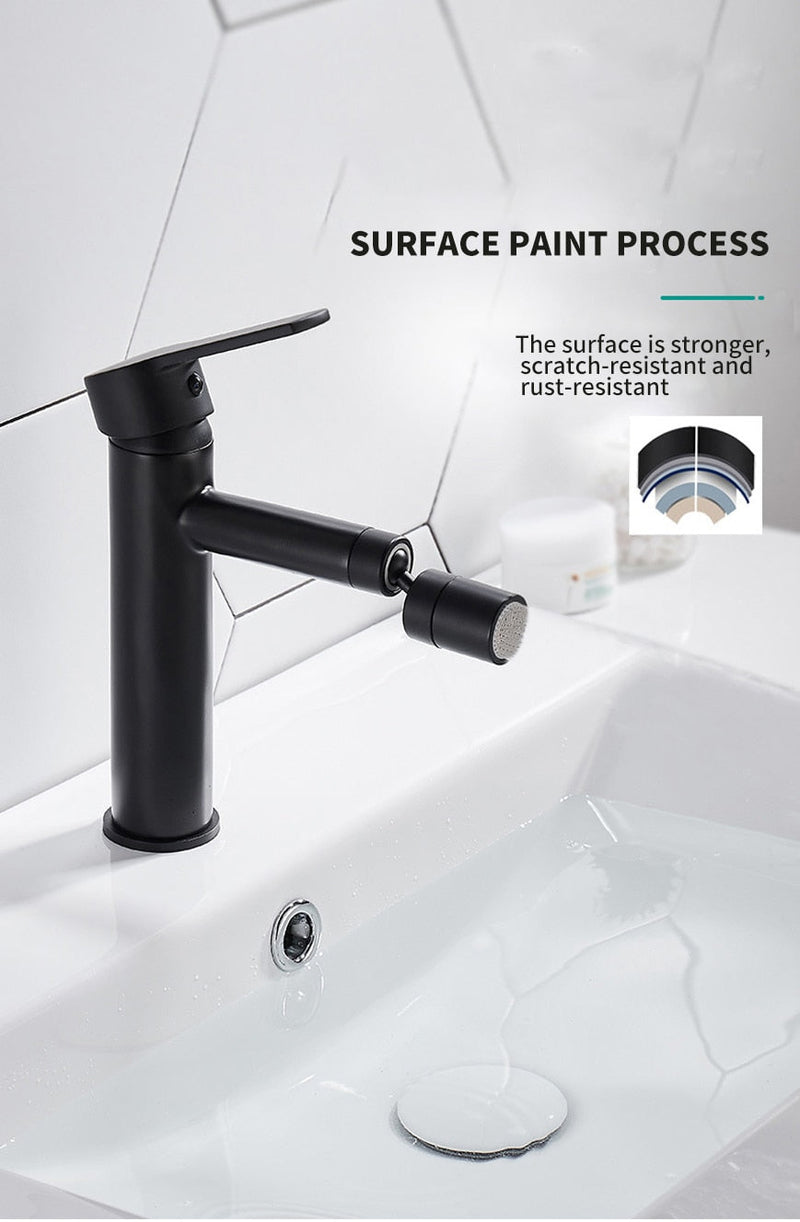 Universal Rotating Adjustable Faucet