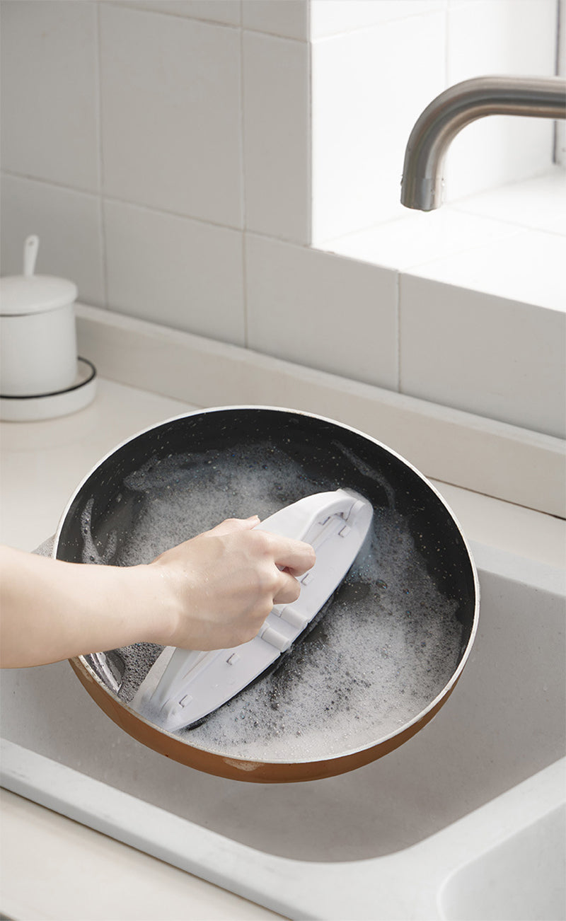 Foldable Handle Cooktop Cleaning Brush